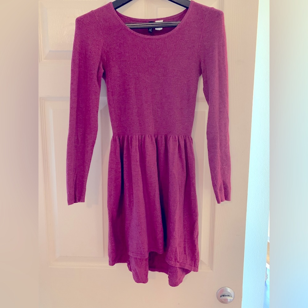 Pink sweater dress size S